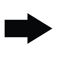 Long arrow. Black arrow pointing right. Black large arrow pointing right. Bold thick long arrow. 