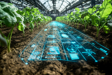 Innovative technology enhances crop growth in modern greenhouse farming environment