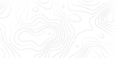 Abstract black and white topographic contours lines of mountains. Topography map art curve drawing. vector illustration.