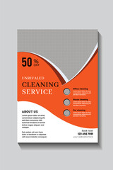 No.1 Cleaning Service and Flyer Template