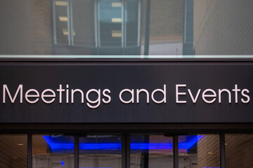 Meetings and Events