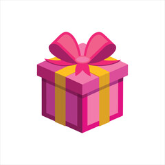 Obraz premium Decorative Gift Box Art with Presents Vector Illustration