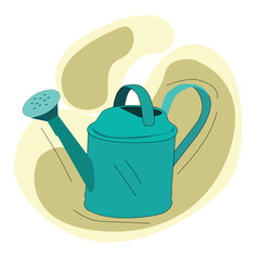 watering can with good quality.Modern gardening tool or agricultural implement used in horticulture 