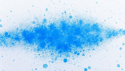 Fototapeta premium Blue watercolor splash on white background 