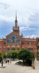Fototapeta premium spain, catalunya, barcelona, ​​hospital, Recinto Modernista de Sant Pau