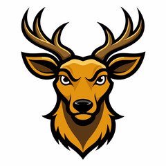 Fototapeta premium caribou head vector mascoot