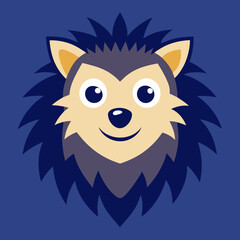 hedgehog head mascot