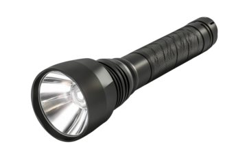 Powerful handheld flashlight designed for outdoor adventures and emergency situations with durable features