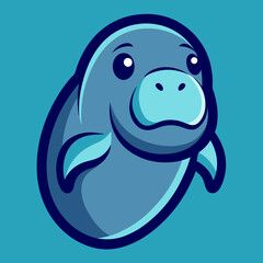 manatee illustration