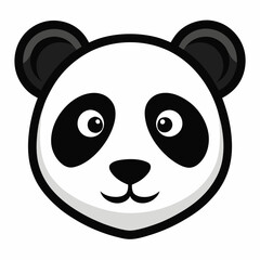 panda head mascot