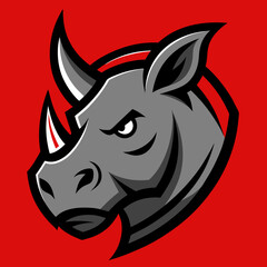 illustration of a rhinoceros