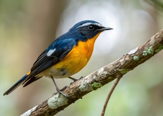 Fototapeta premium kingfisher on branch