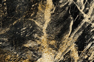 Aesthetic marble background, gold glitter design