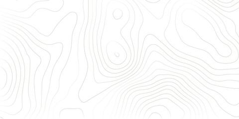 Abstract black and white topographic contours lines of mountains. Topography map art curve drawing. vector illustration.