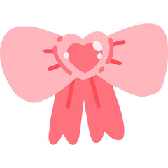 Cute Heart Shaped Bow