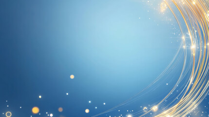 Obraz premium Blue background luminous technology background