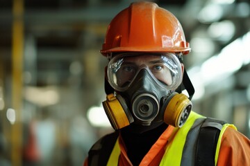 Naklejka premium Safety Gear in Industrial Environment