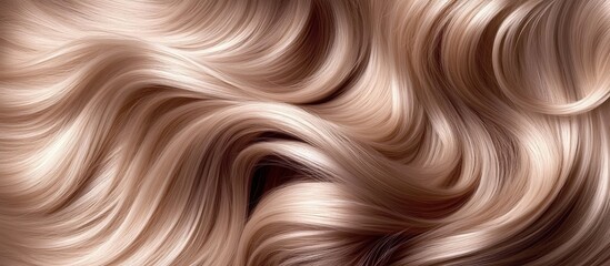 Hairdressing and coloring techniques highlighted through stunning curls.