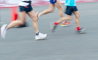 Fototapeta premium Marathon runners