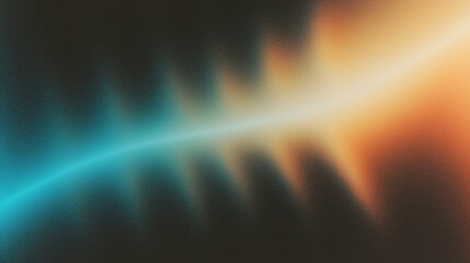 Abstract gradient background with blue, brown, and orange tones featuring grainy texture and soft lines for digital design, print, or wallpaper. High-detail, ultra-realistic vector illustration inspir