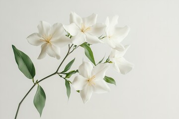Fragrant White Jasmine Blossoms: Pure Elegance and Delicate Beauty in Nature's Embrace spa zen bloom