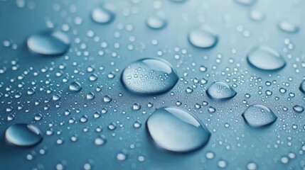 Glimmering Water Drops on a Smooth Surface
