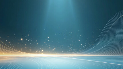 Blue glowing technology background