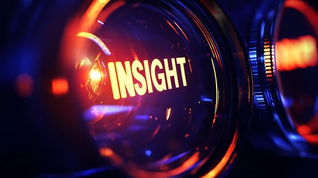 A close up of a word that is glowing in the dark