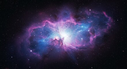 Obraz premium Galactic Odyssey: An Interstellar Journey Through the Cosmos