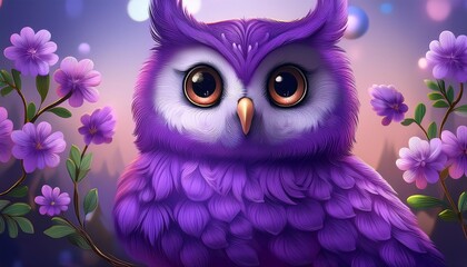 Obraz premium owl in the night