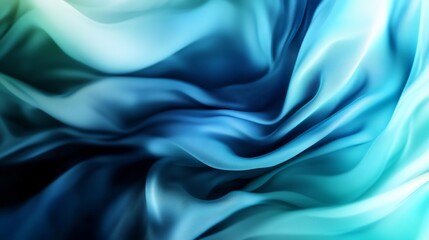 Obraz premium Abstract Blue Silk Drapery: A Study in Texture and Light