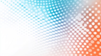 Obraz premium Abstract Blue and Orange Dotted Pattern Background