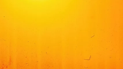 Selbstklebende Fototapeten Abstract art piece featuring an ombre effect with shades of orange and yellow on a rough, grainy surface, bold, rough, artistic © Suralai