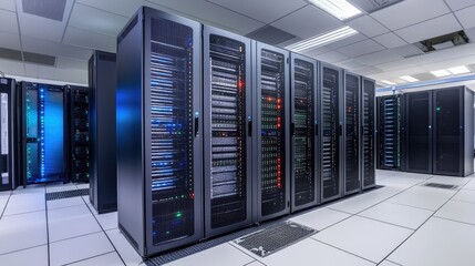 Modern Data Center Server Room Infrastructure Technology