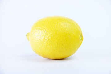 Fresh lemon isolated on a white background