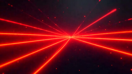 Naklejka premium Abstract multicolored luminous waves on a dark background with glitter on a dark background