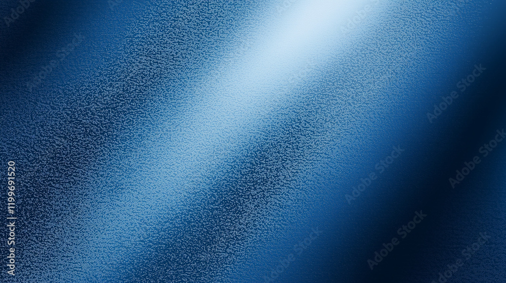 Poster abstract blue denim texture background with spotlight and shadow, featuring a dark gradient effect. 
