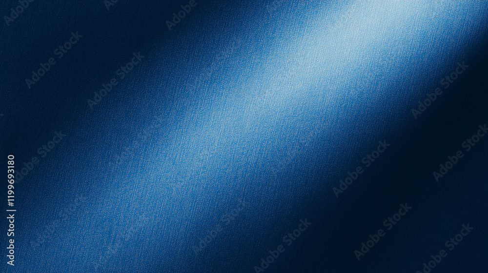 Poster abstract blue denim texture background with spotlight and shadow, featuring a dark gradient effect. 