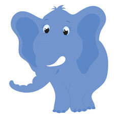 Beautiful elephant pictures in cartoon style