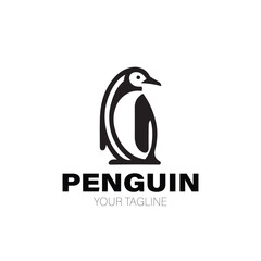 Penguin Logo. Penguin Logo Design. Penguin Logo Brand. Penguin Logo Vector Design Isolated on White Background