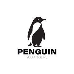 Penguin Logo. Penguin Logo Design. Penguin Logo Brand. Penguin Logo Vector Design Isolated on White Background