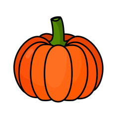 pumpkin isolated on white