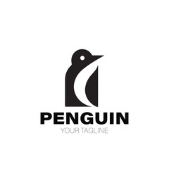 Penguin Logo. Penguin Logo Design. Penguin Logo Brand. Penguin Logo Vector Design Isolated on White Background