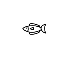 Fish Line Icon