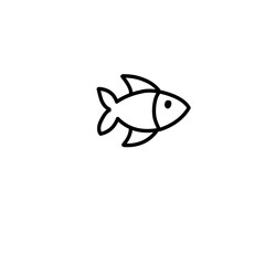Fish Line Icon