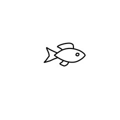 Fish Line Icon