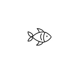 Fish Line Icon
