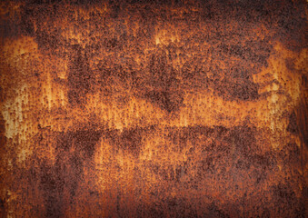 Old dark rusty metal texture. Abstract background