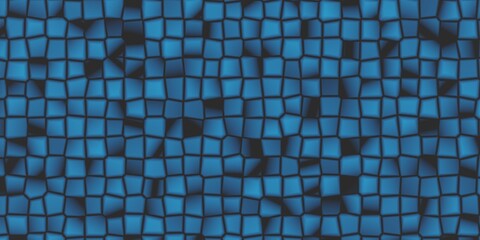 Abstract blue background, old mosaic