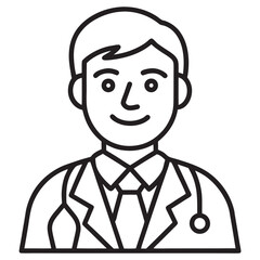 Obraz premium The doctor icon